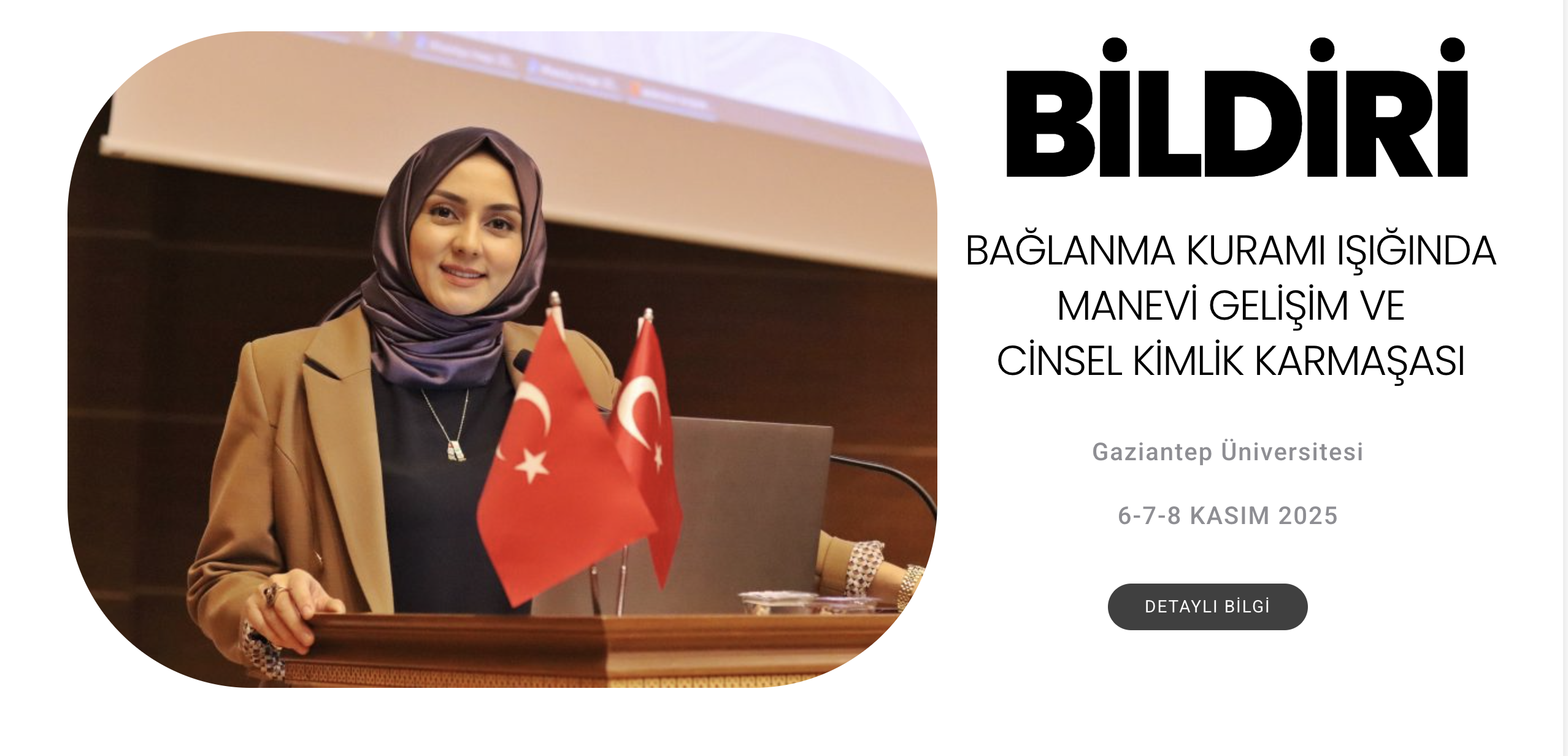 Gaziantep Üniversitesi Bildiri – Programdan kare